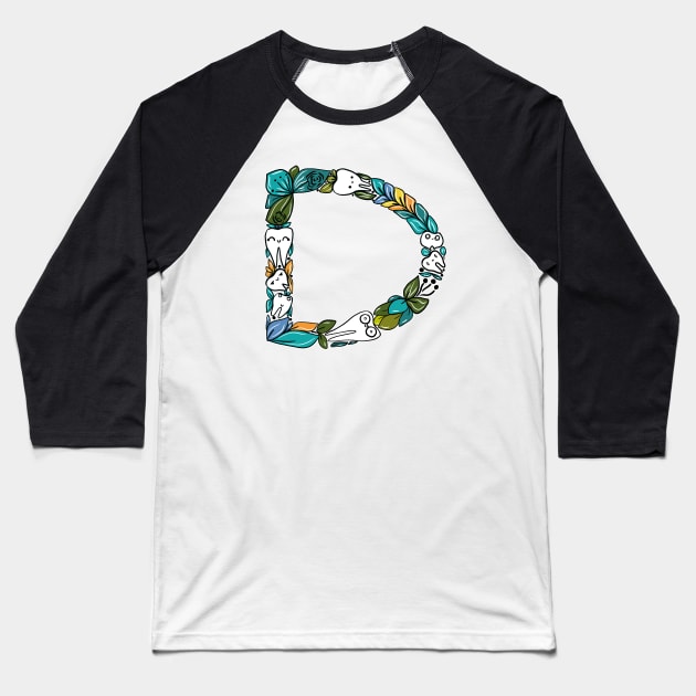 D Baseball T-Shirt by Happimola